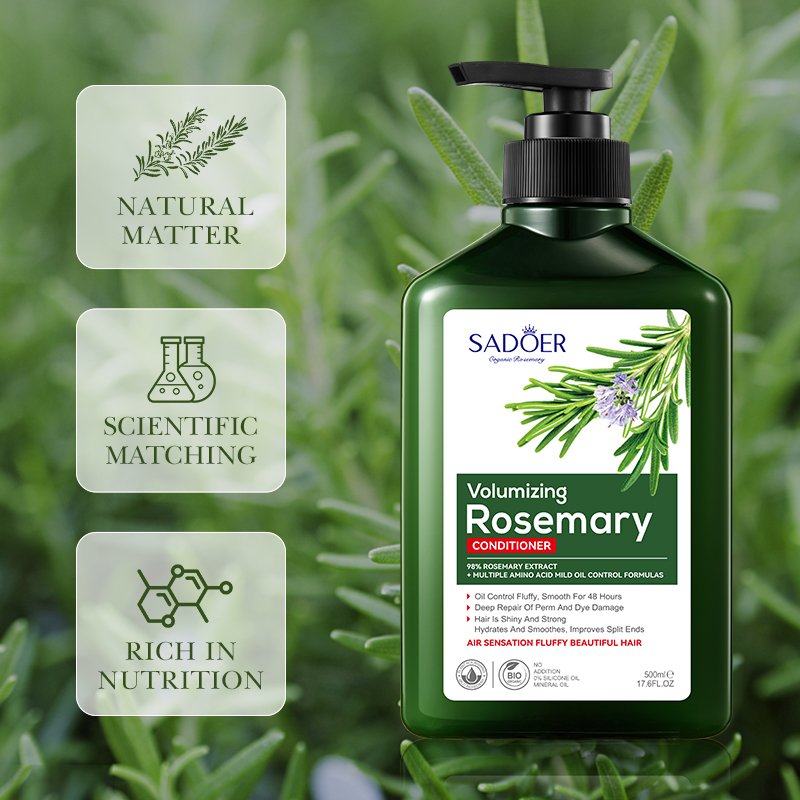 OEM SADOER Hot Sales Hair Care Shampoo And Conditioner Repair Damage Hair Moisturizing Nourishing Rosemary Hair Conditioner