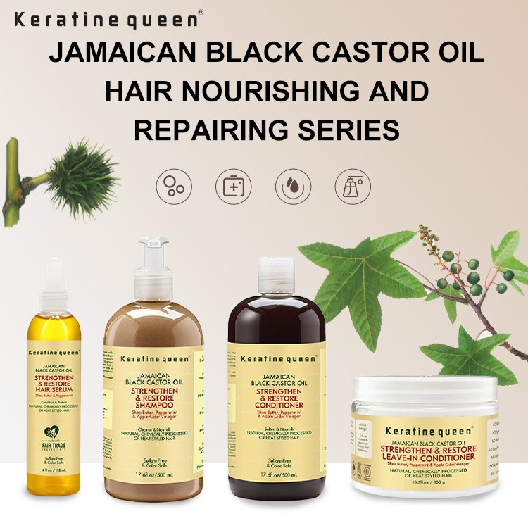 Wholesale Natural Jamaica Black Castor Oil Repairing Hair Shampoo And Conditioner Organic Herbal Smoothing Hair Care Conditioner