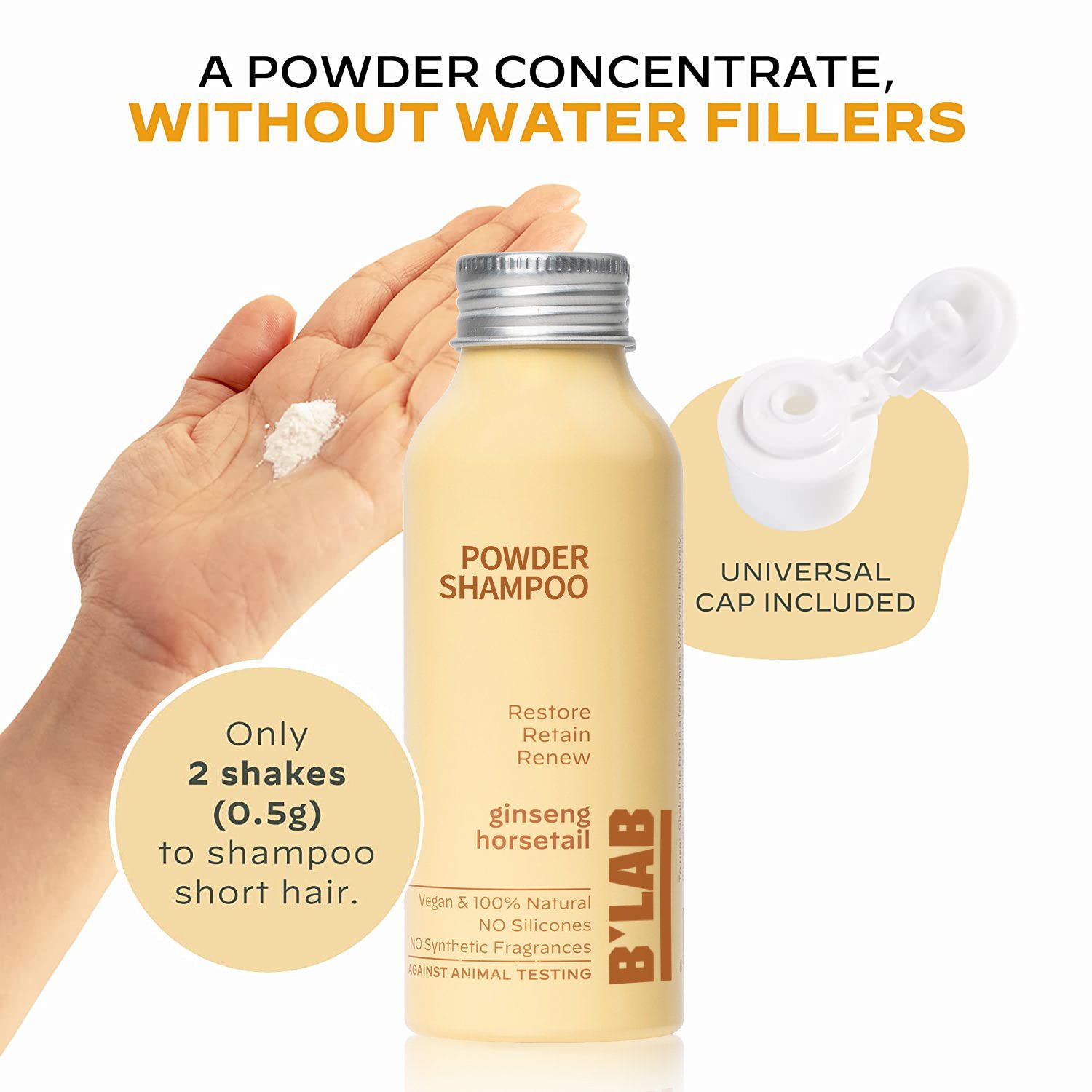 Private Label Hair Care for Deep Clean Powder Shampoo For Shinning And Volumizing Hair Natural Keratin Eco Shampoo Powder
