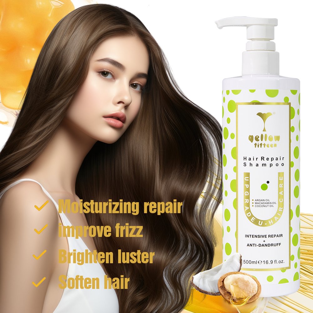 Private label Hair Scalp Revitalizing Shampoo with Biotin Aloe Vera Tea Tree Oil Repairs Split Ends Promotes Hair