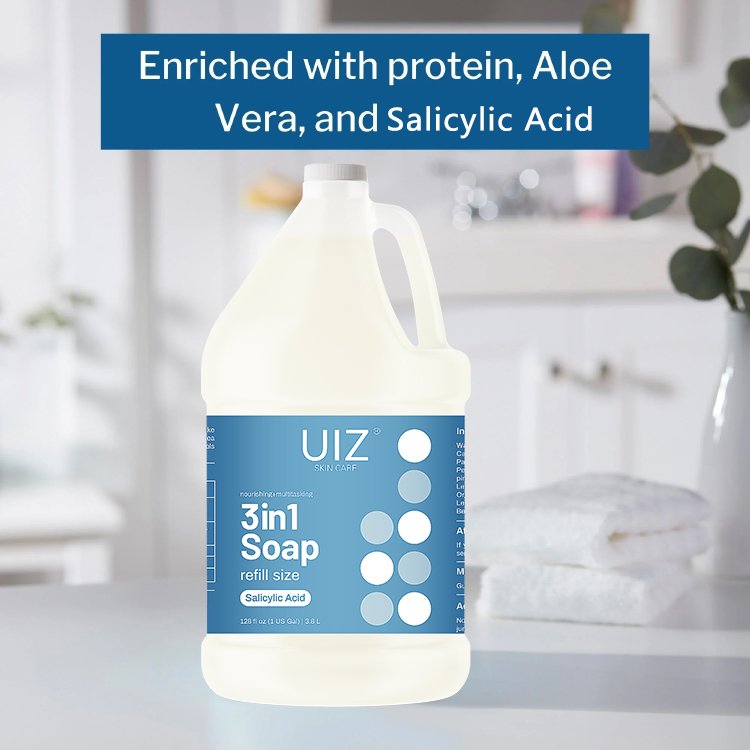 1 Gallon Salicylic Acid Shampoo Anti Dandruff Itchy Scalp Relief Folliculitis Seborrheic Treatment Hair Care Shampoo Bulk