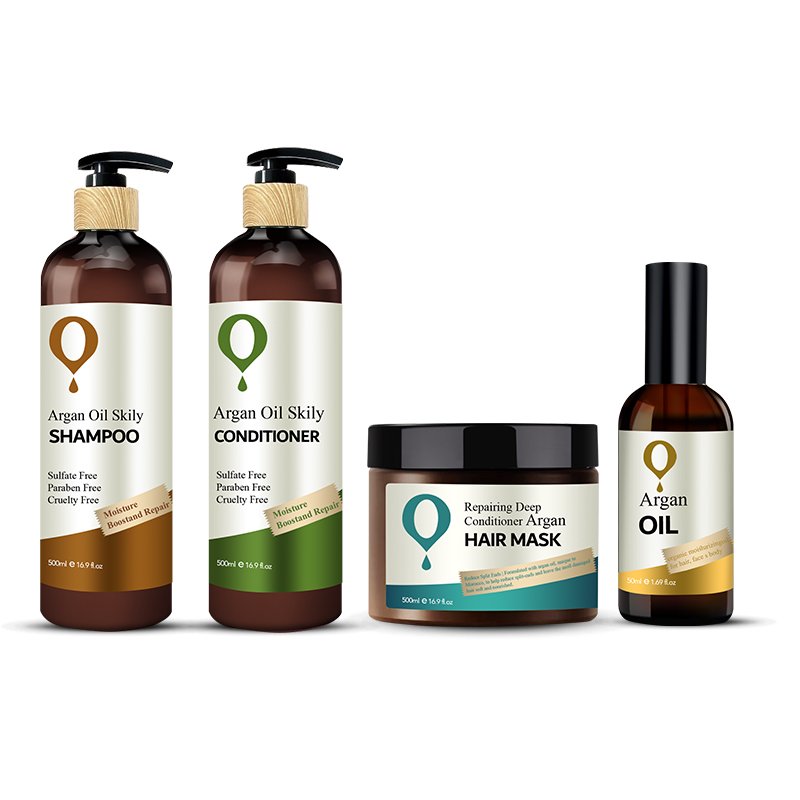 Glozara Vietnam Custom Label Argan Oil Hair Care Products Shampoo And Hair Conditioner For Natural Hair