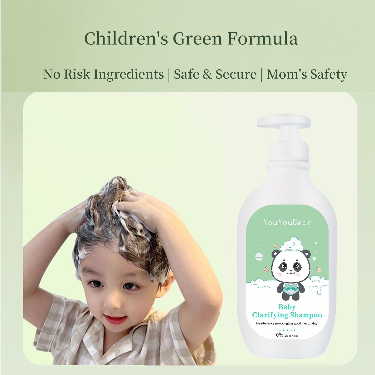 Private Label Newborn Natural baby Shampoo Tear Free Fragrance Gentle Hair Care Product baby soap and shampoo