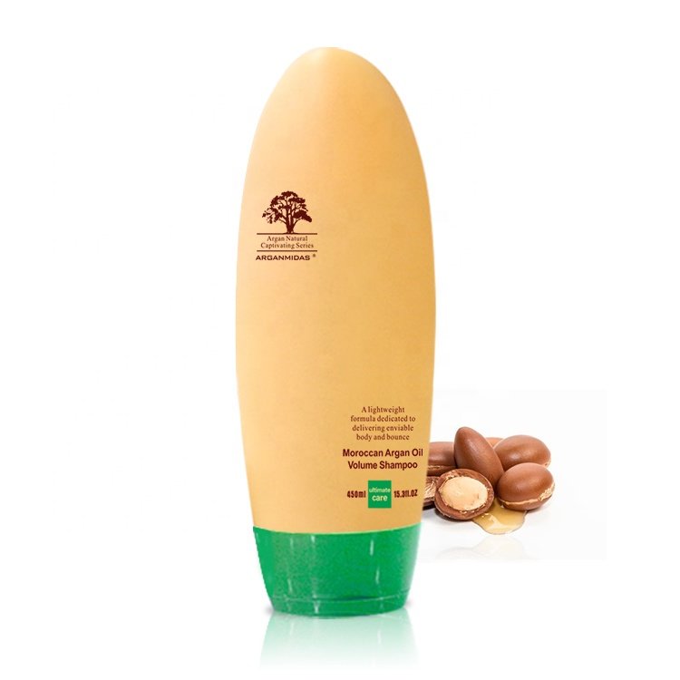 OEM ODM Best Organic Argan Oil Shampoo Refreshing Deep Cleansing Fluffy Natural Hair Care Oil-Control Free Private Label