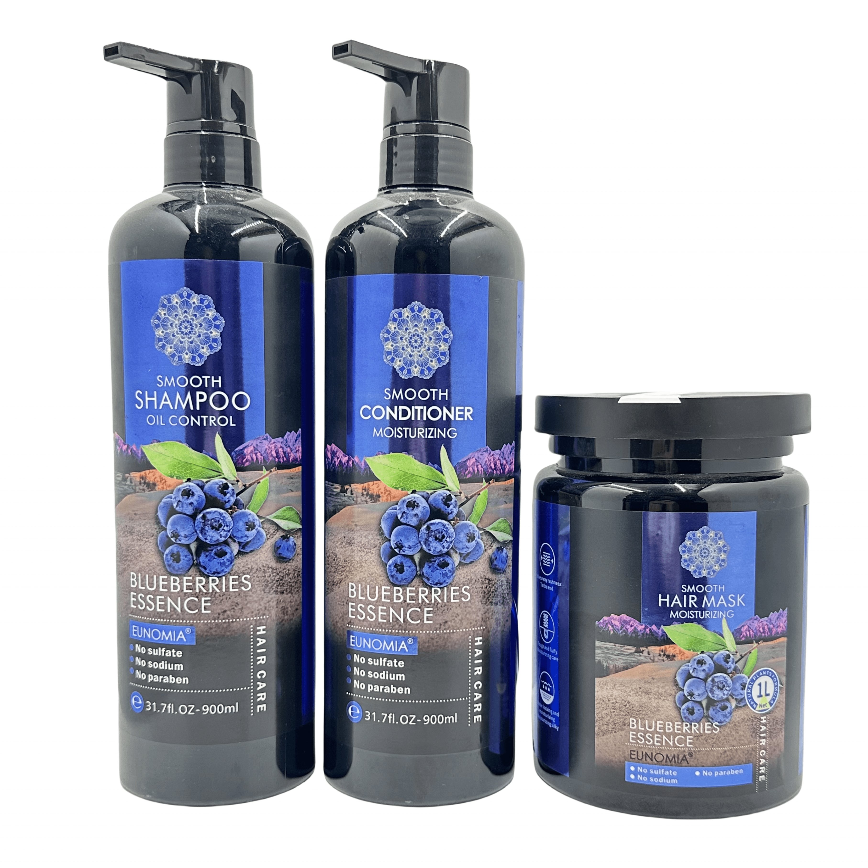 Caviar Hair Care Private Label Sulfate -Free Shampoo for growth prevents hair loss EUNOMIA Caviar Hair Shampoo