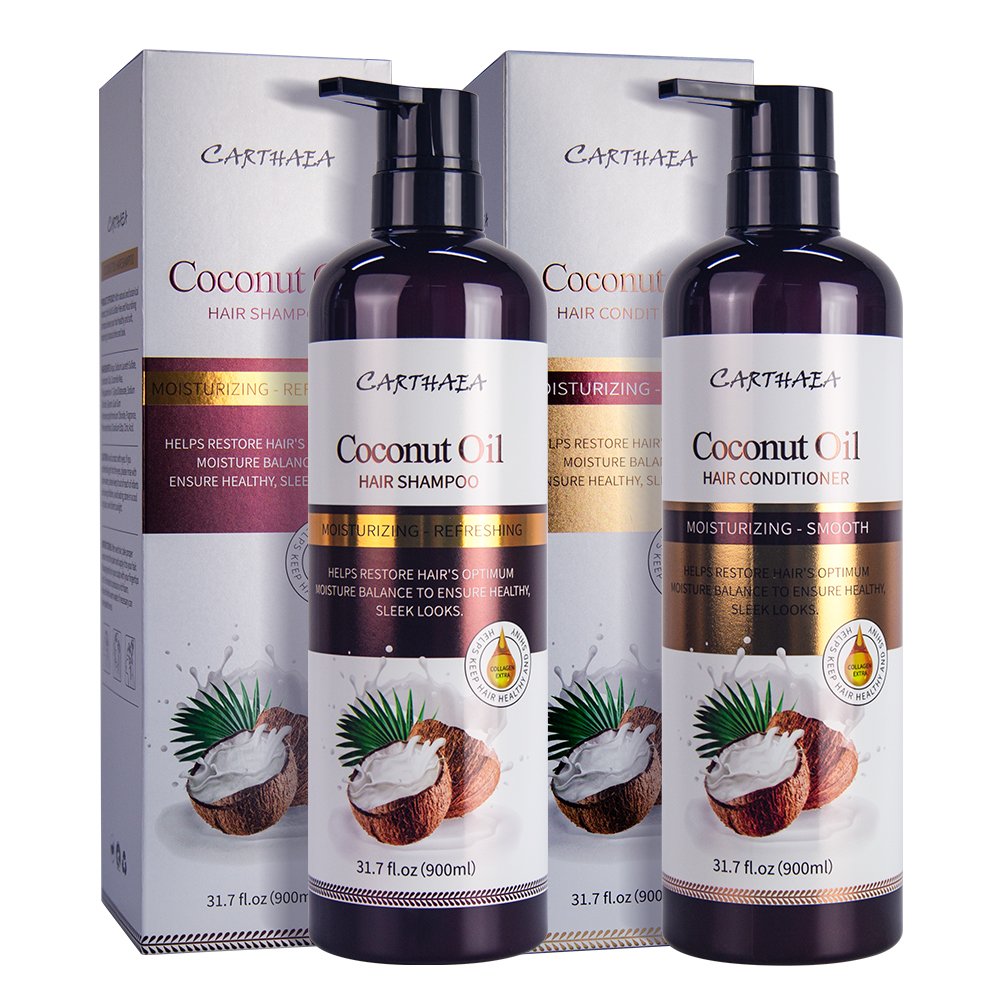 hair products Private Label organic Hair Care Shampoo Supplier Shampoo Conditioner Moisture Coconut oil hair Shampoo