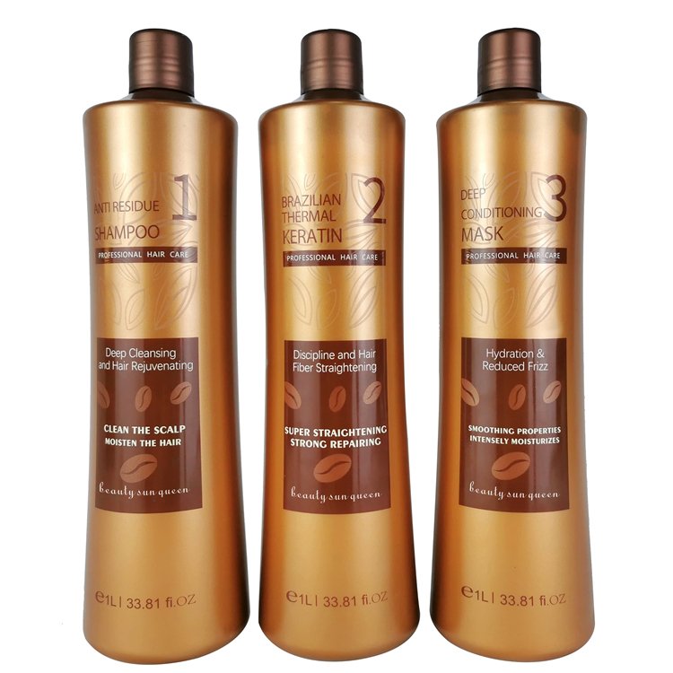 Hot Sale Organic Anti Hair Loss Hair Care Set Keratin Treatment Moisturizing Shampoo Conditioner For Professional Salon Use