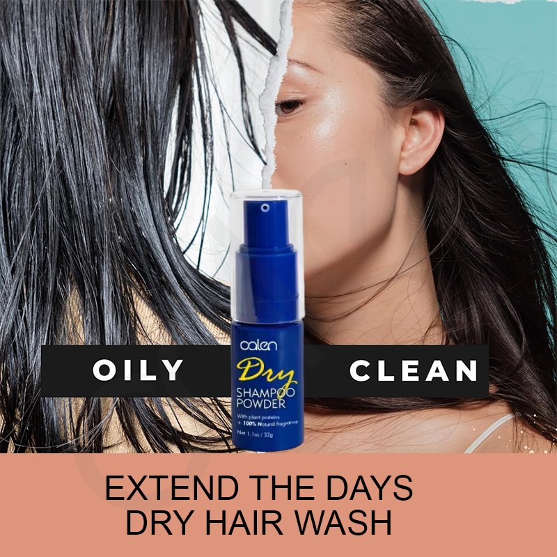 Oalen Wholesale 100% Natural 1.1oz Oil-Absorbing Anti-Itching Hair Fluffy Dry Shampoo Powder