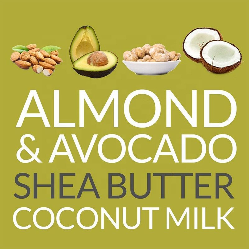 Low Moq Almond Avocado Organic Leave-in Hair Conditioner For Dry Hair Hair Serum Leave-in Conditioner Shampoo