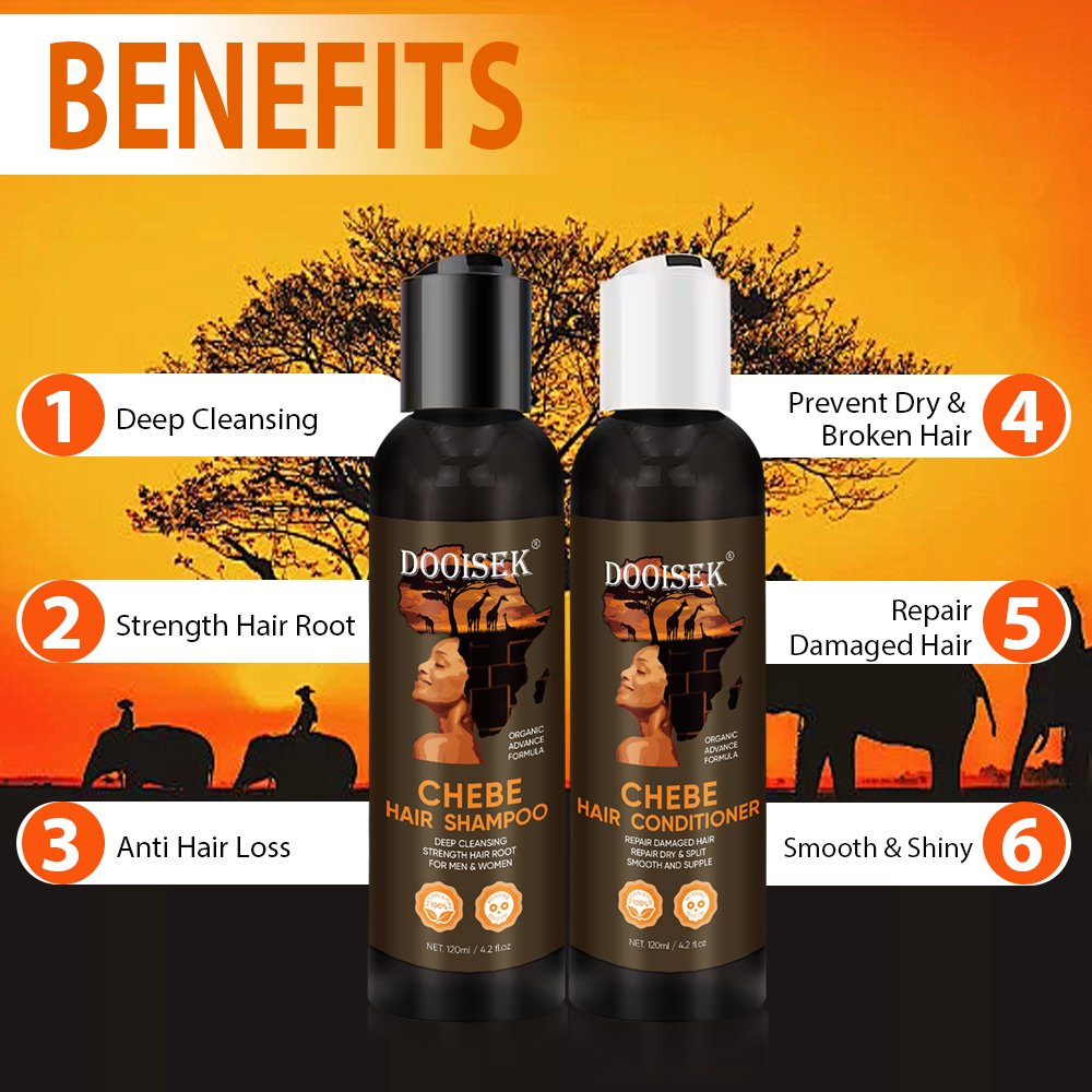 New Reduce Hair loss Restore Splits Breakage Repair Damage Hair Growth Chebe Shampoo Powder Chebe japanese Oil butter Set
