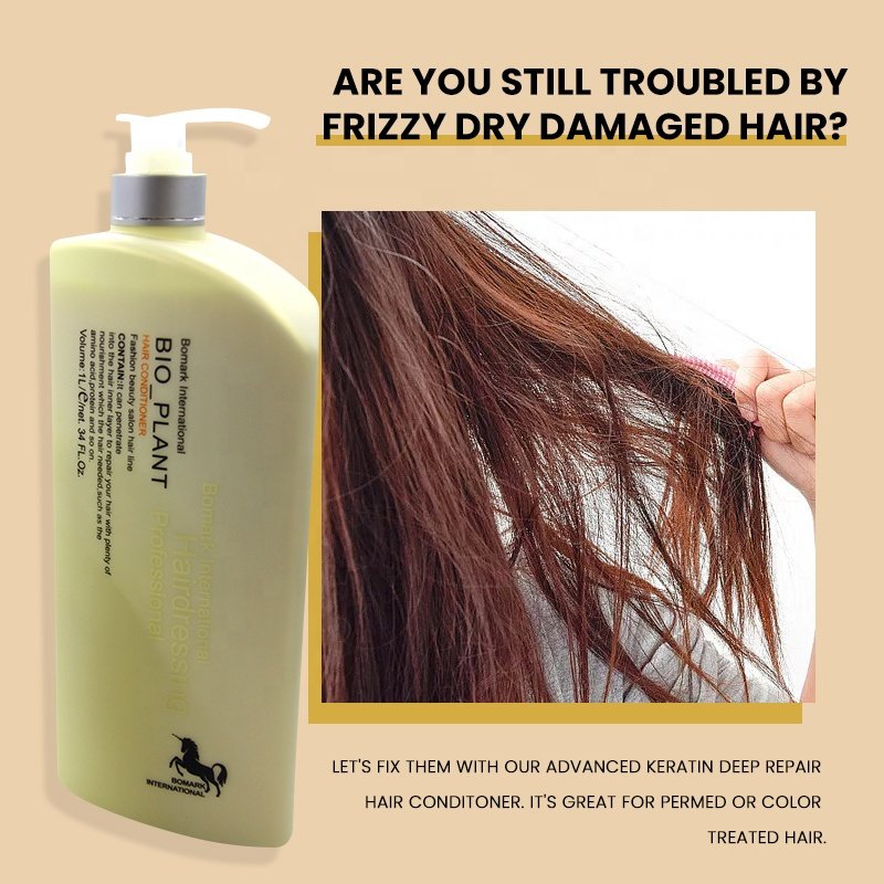 BIOPLANT 300ml 500ml 1000ml Herbal Anti Dandruff Loss Hair Growth Treatment Refreshing Sulphate Free Shampoo And Conditioner Set
