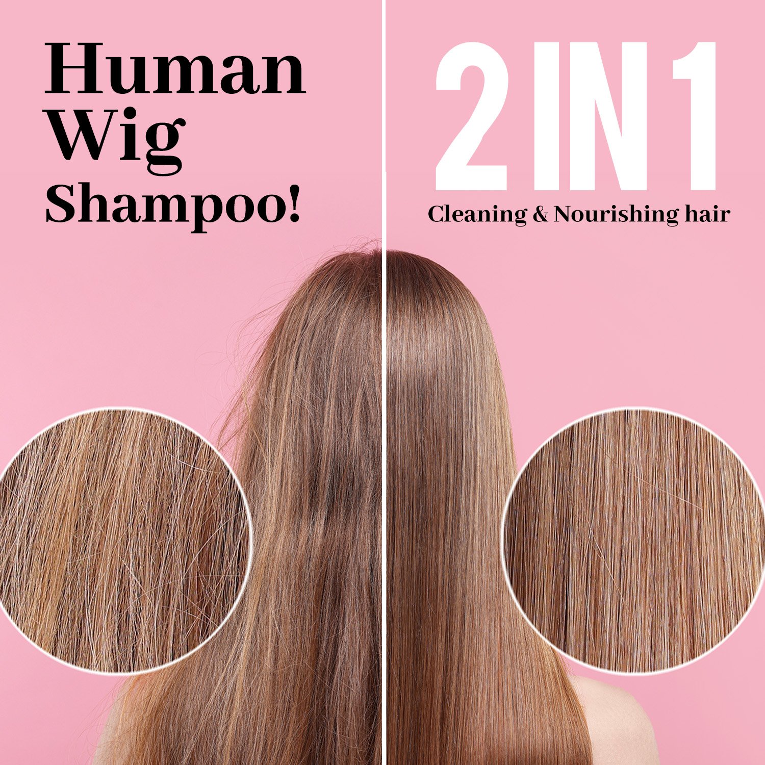 Wigs Care Shampoo Cleansing Revitalizes Moisturizes Anti Frizz Wig Shampoo And Conditioner