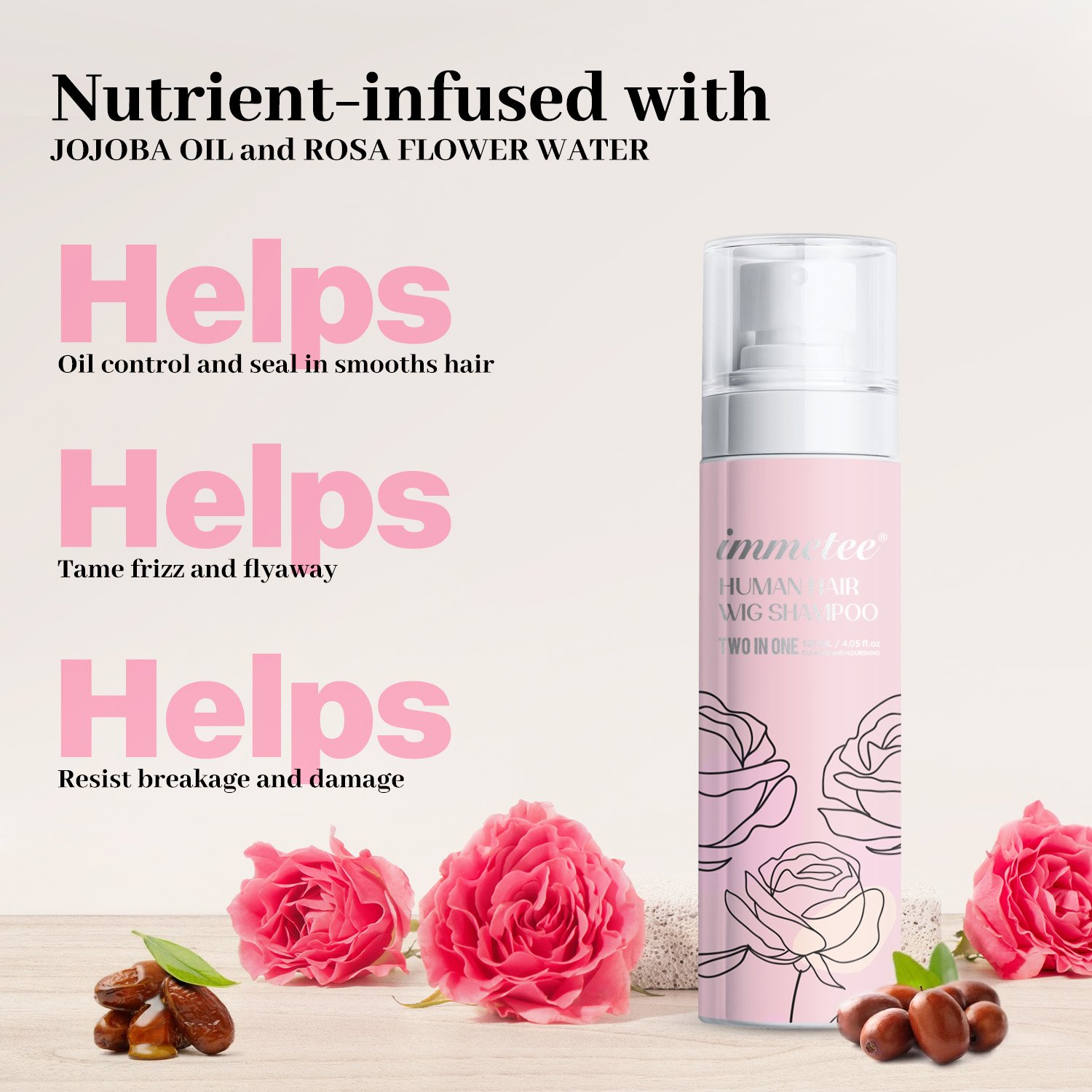 Wigs Care Shampoo Cleansing Revitalizes Moisturizes Anti Frizz Wig Shampoo And Conditioner
