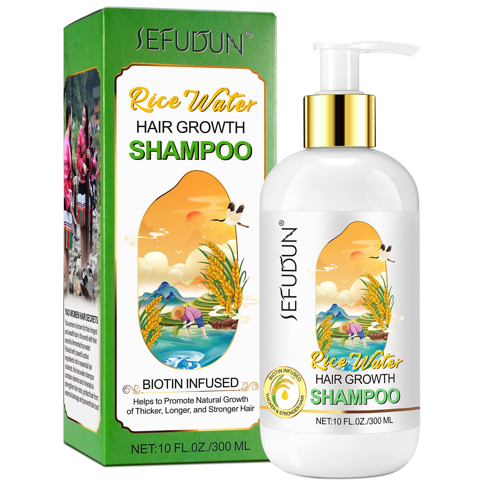 Private Label Eco Friendly Hydrolyzed Wash Rice Protein Hair Water Shampoo