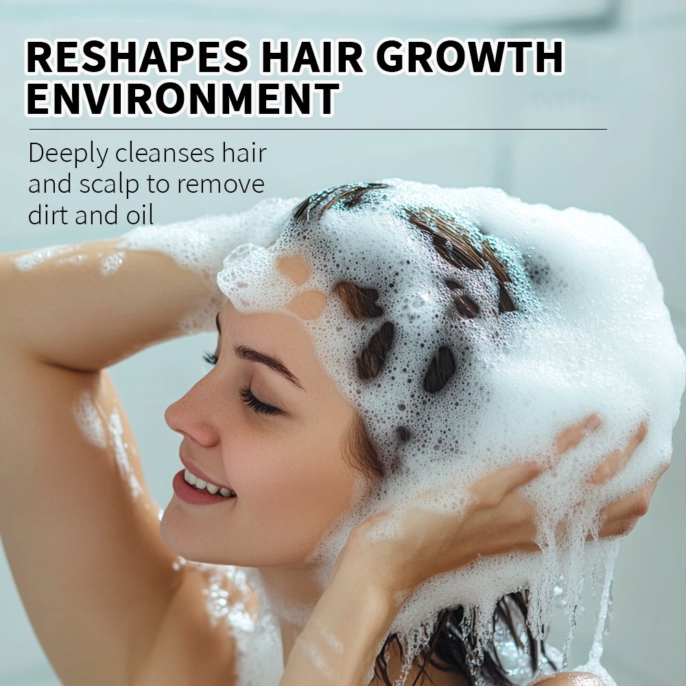 Organic Rosemary Mint Shampoo Strengthens Hair Growth Anti-hair Loss Bio-Hair Amino Acid Herbal Shampoo