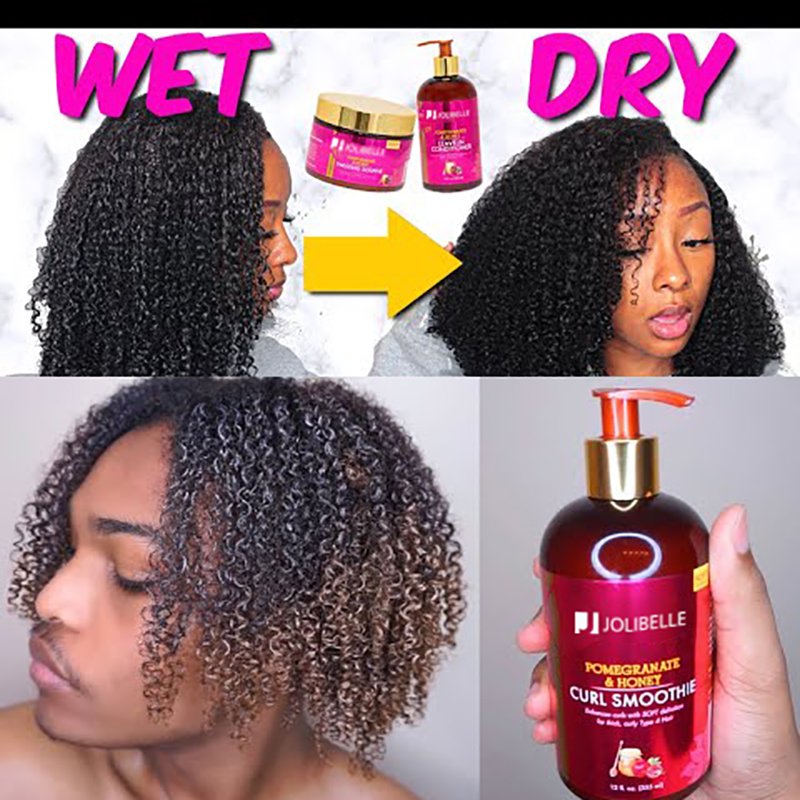 Private Label Pomegranate Honey Shampoo And Conditioner Moisturizes Shine Hair Styling Cream Mask Edge Gel 6 In 1Set