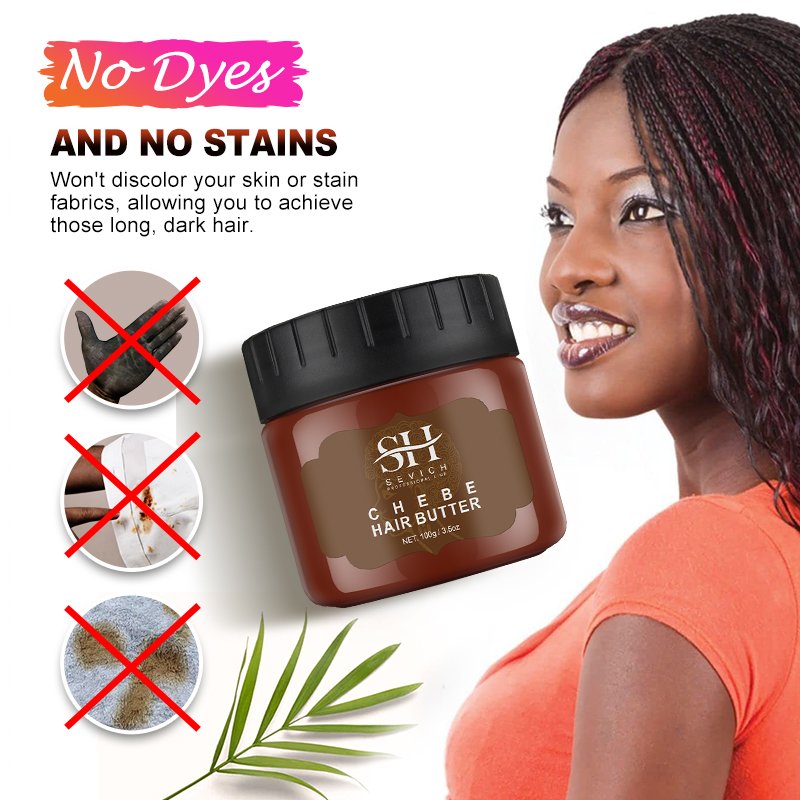 African Chebe Powder Hair Butter Promotes Hair Growth Butter Moisturizes Hair Care Butter Organic Shampoo Cream
