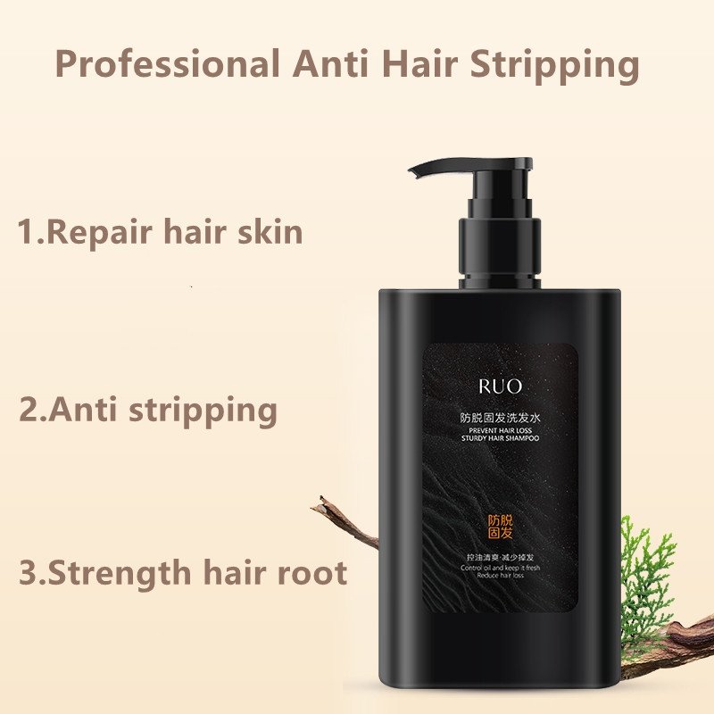 OEM private label Anti Hair Loss Shampoo Smooth Oil Control Natural Pleurophyllum extra Hair Strengthen Anti Stripping Shampoo