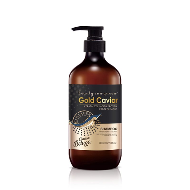Wholesale Gold Caviar Deep Repair Treatment Hair Shampoo And Conditioner Set For African Hair