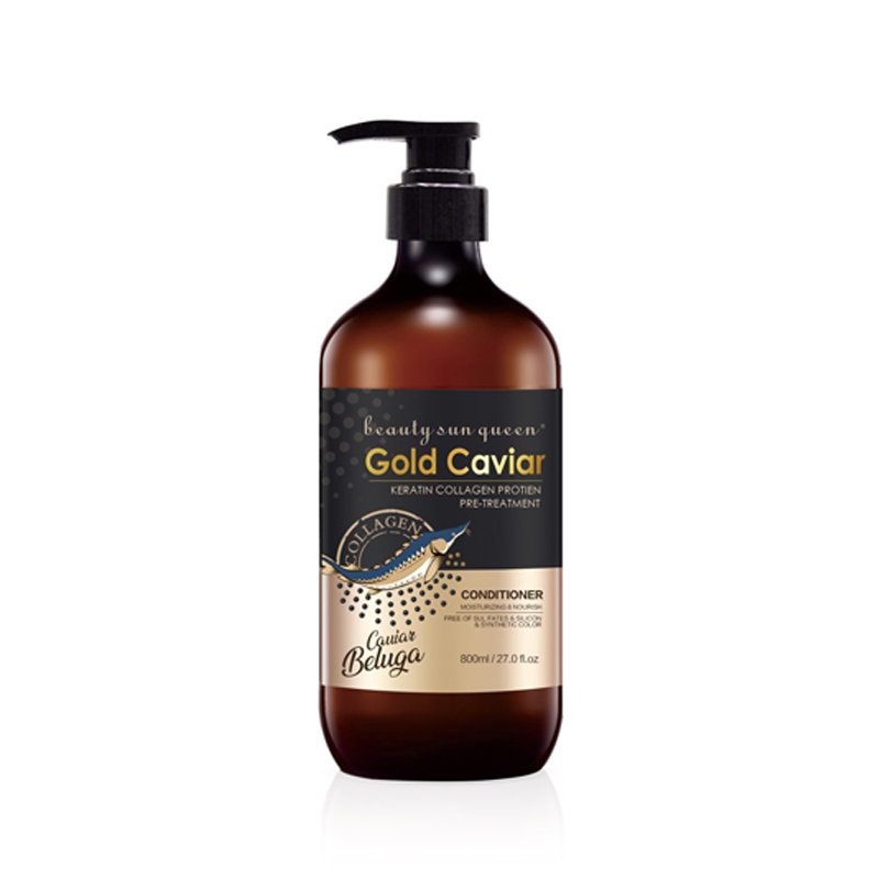 Wholesale Gold Caviar Deep Repair Treatment Hair Shampoo And Conditioner Set For African Hair