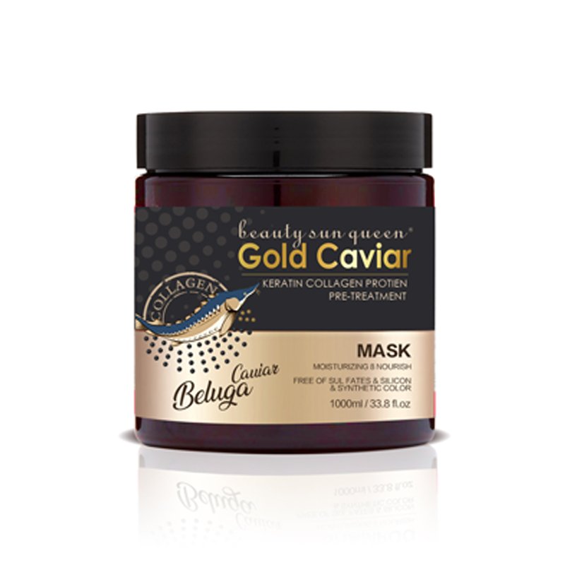 Wholesale Gold Caviar Deep Repair Treatment Hair Shampoo And Conditioner Set For African Hair