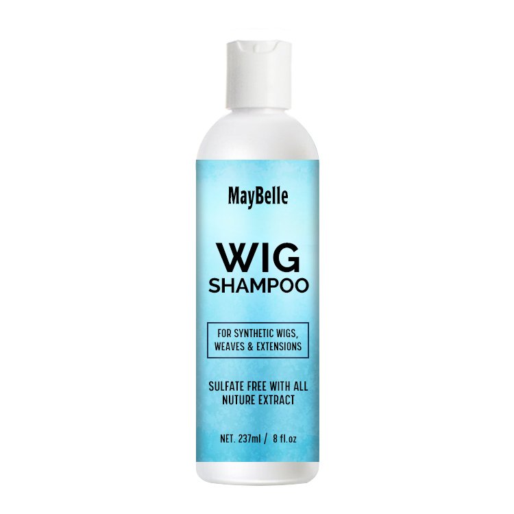 Professional 237ml 6.8oz Customized Label Synthetic Wig Shampoo And Conditioner Gentle On Scalp Wig Shampoo For Human Hair Wigs