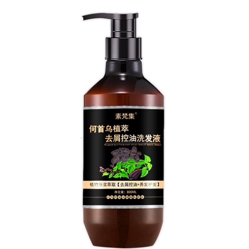 New Product Polygonum Multiflorum Chinese Hair Surge Anti-Dandruff Hair Growth Shampoo