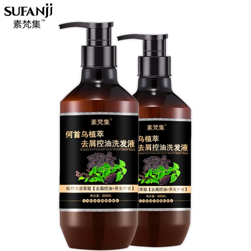 New Product Polygonum Multiflorum Chinese Hair Surge Anti-Dandruff Hair Growth Shampoo