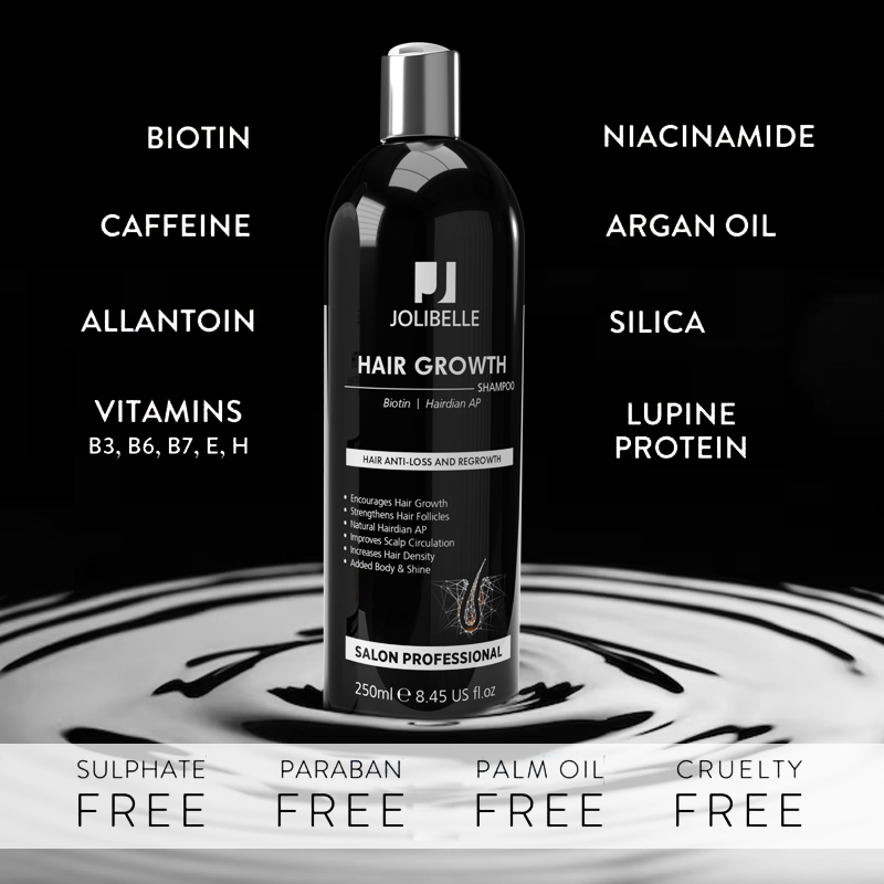 Private Label Best Strengthens Density Organic Biotin Anti Loss Fall Hair Growth Shampoo And Conditioner