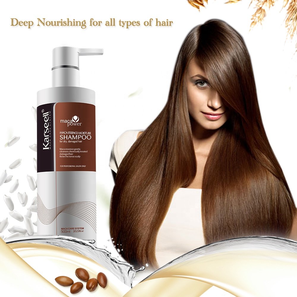karseell Maca Power high quality wholesale free sample hair set karseell collagen women shampoo and conditioner