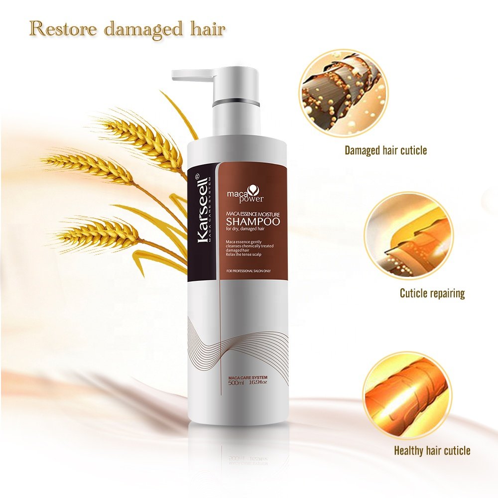 karseell Maca Power high quality wholesale free sample hair set karseell collagen women shampoo and conditioner