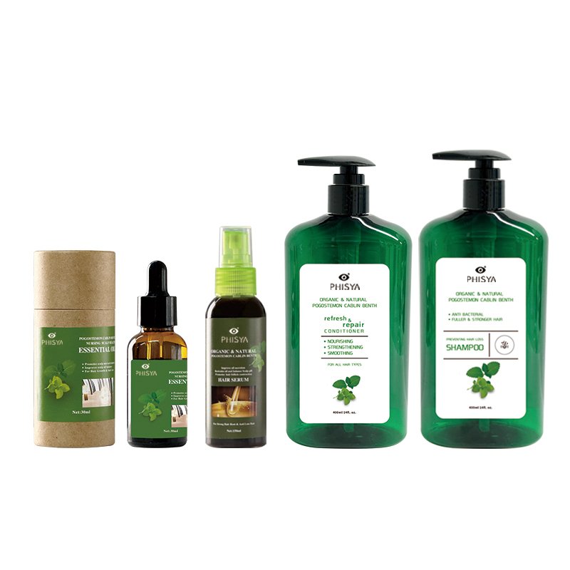 Hair Care Set Anti-Loss Hair Growth Vitamin E Plant Extract Hair Oil Treatment Care Anti-Dandruff Shampoo & Conditioner