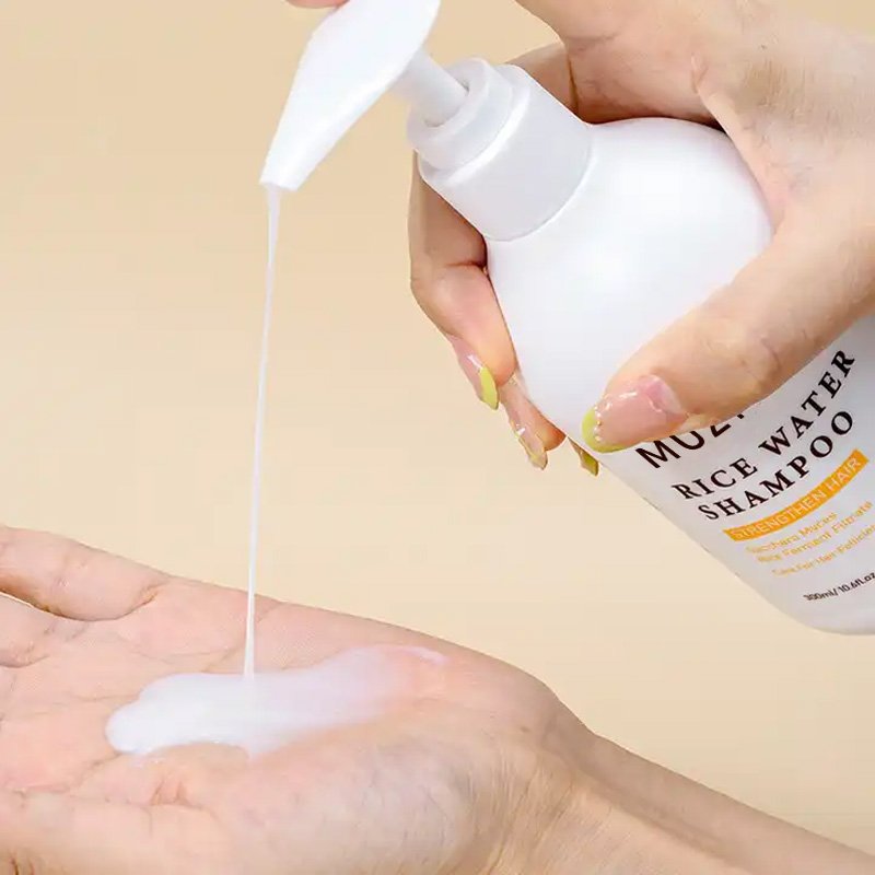 Custom Private Label Men Women Anti Dandruff Moisturizing Refreshing Hair Care Scalp rice water shampoo and conditioner