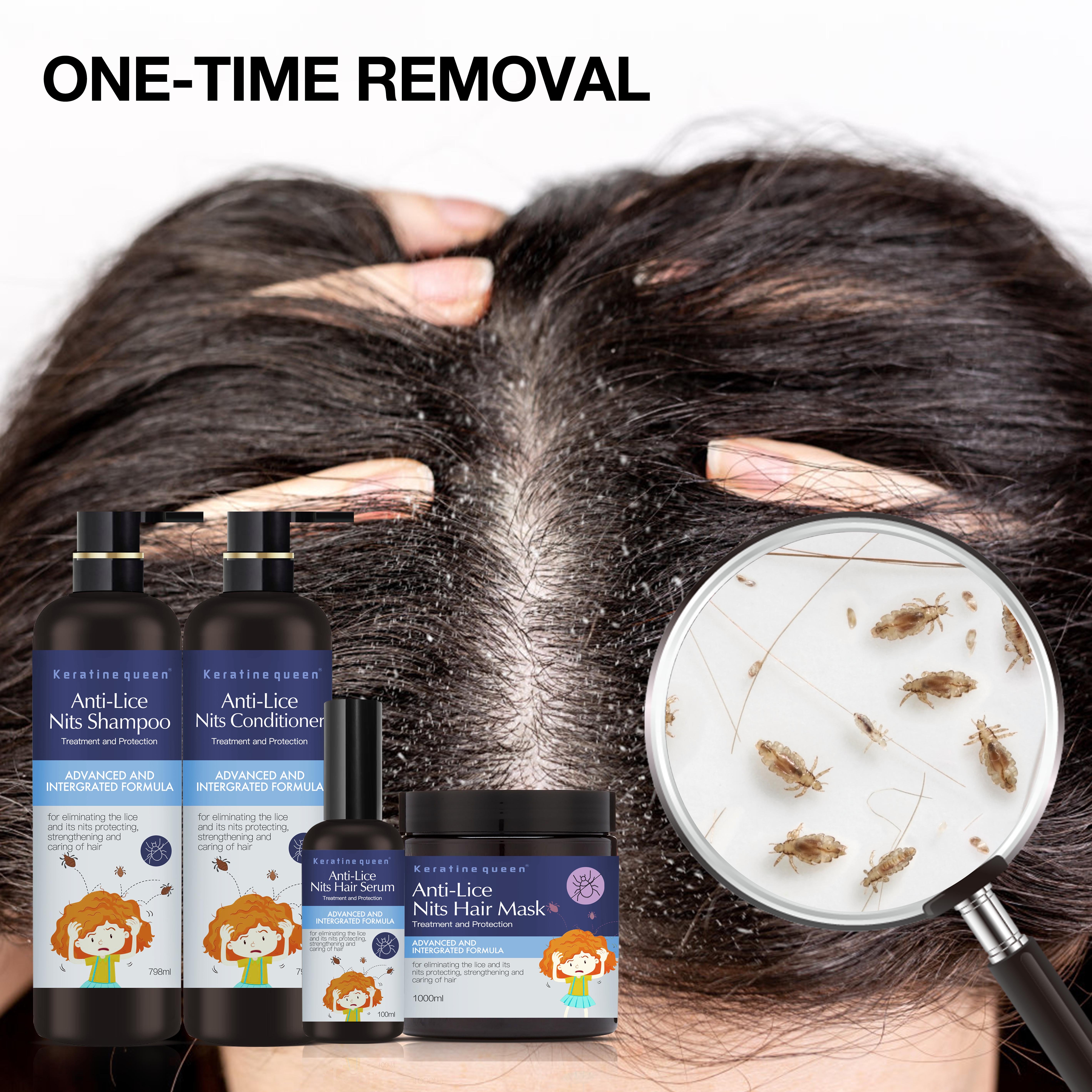 OEM Organic Anti Lice Shampoo and Conditioner Deep Cleaning Hair Nourishing Caring of Hair Eliminating Lice Shampoo