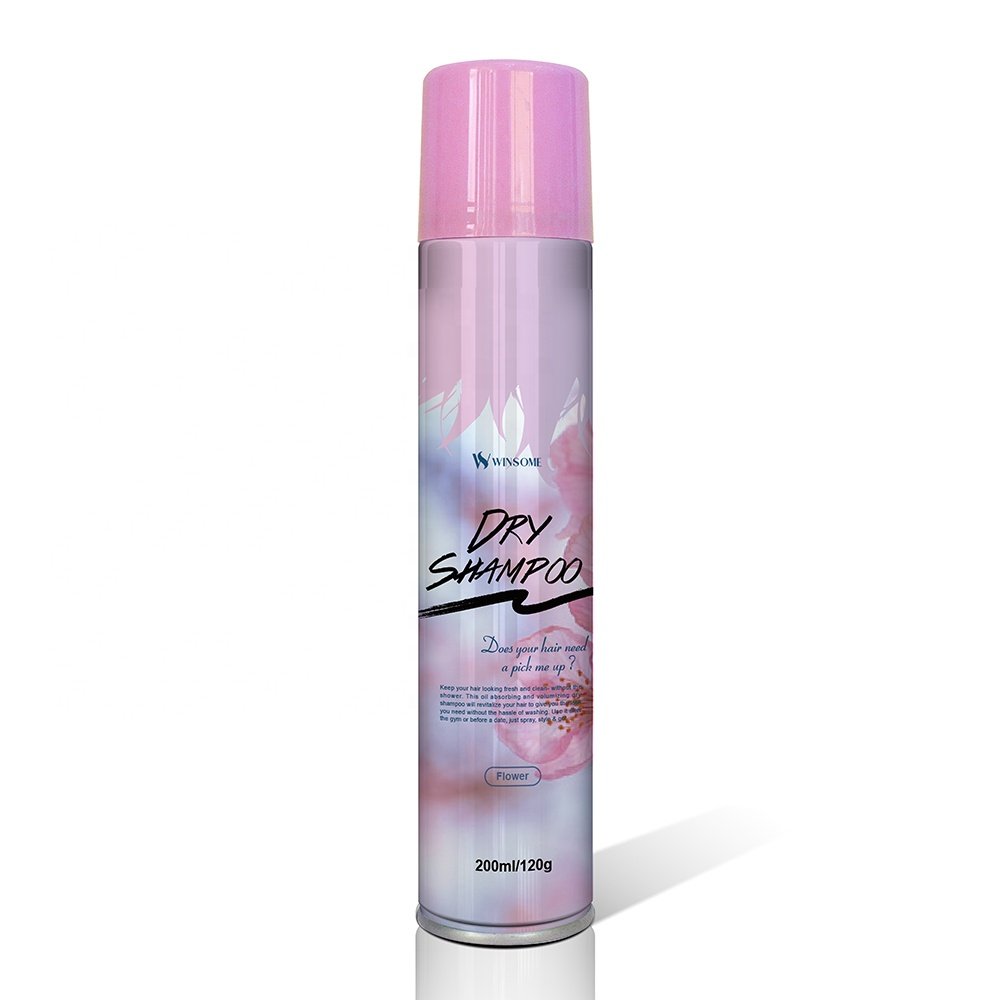 Private Label Waterless Powder Formula Hair Perfume Dry Shampoo Spray