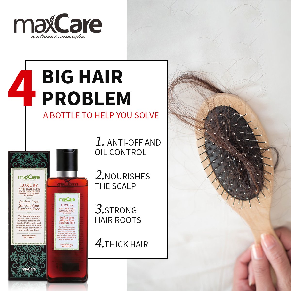 maxCare new hair loss prevention collection hair growth tonic for anti falling improve growth