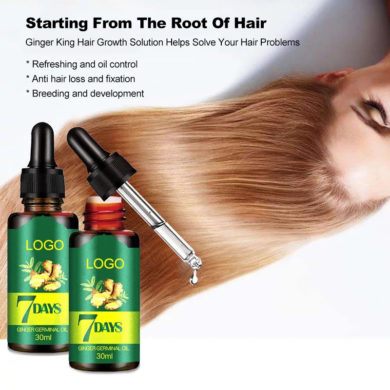 hair regrowth essence Hair Loss Treatment Anti Balding Natural Remedies Ginger Germinal Oil Hair Growth Oil