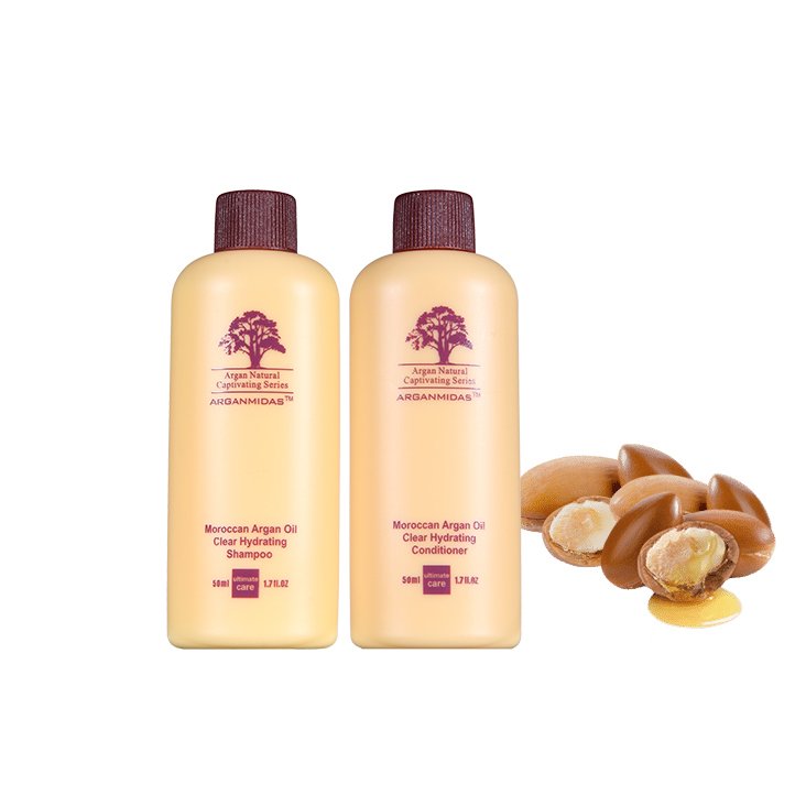 No Logo Wholesale Moroccan Argan Oil Hair Shampoo Conditioner Organic Vegan Cream Natural Herbal Moisturizing Nourishing Adults