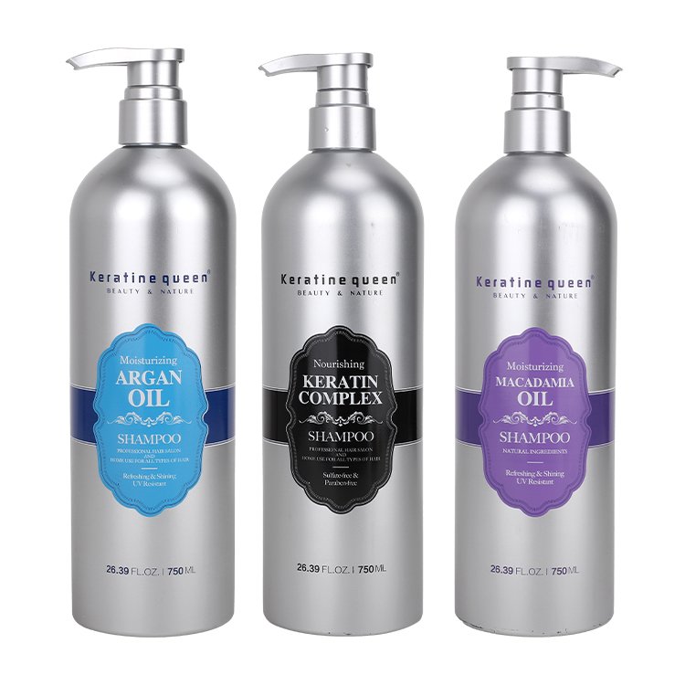750ml Sulfate Free Keratin Complex Shampoo Professional Hair Salon and Home Use for Ally Type Hair