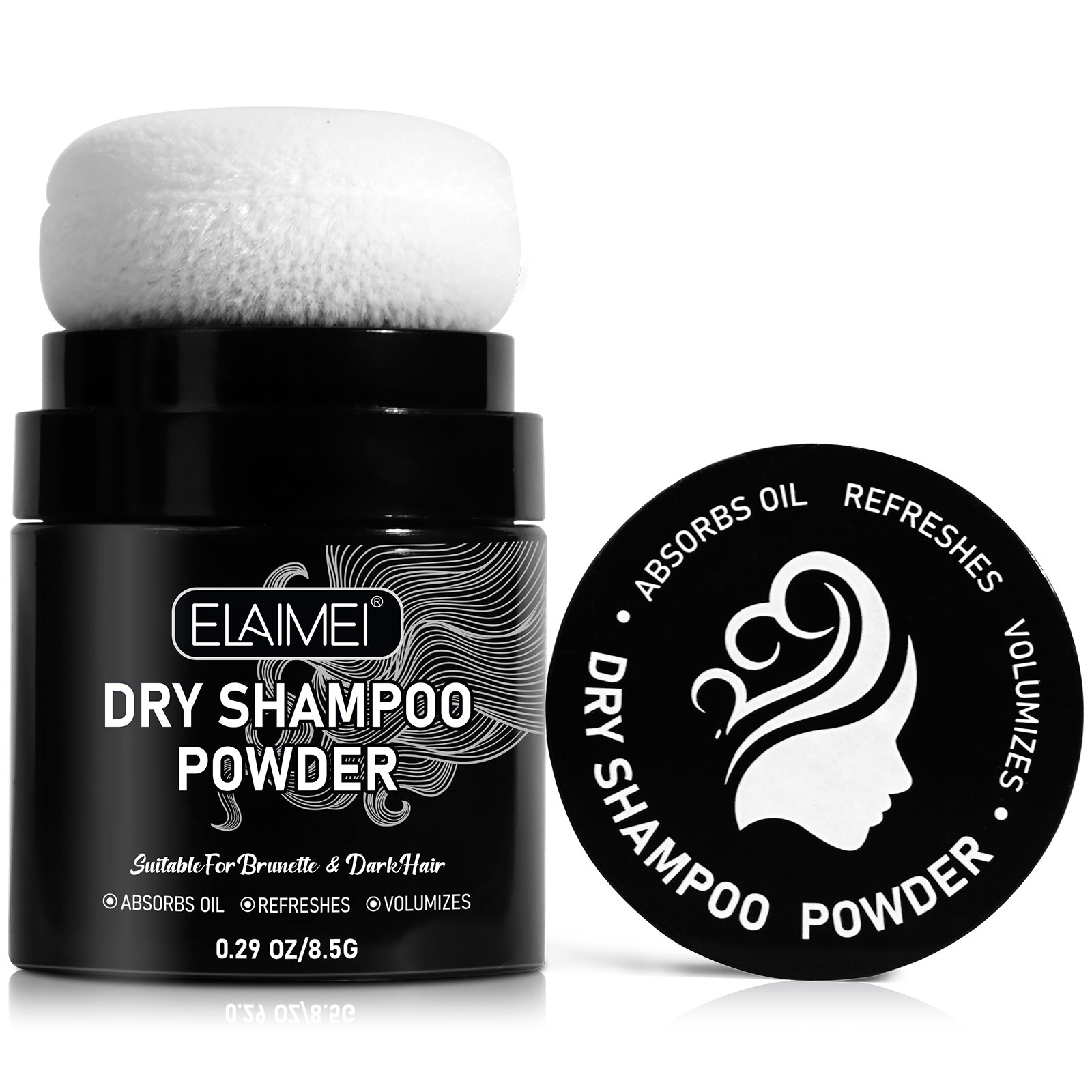 ELAIMEI absorbs oil refreshes prevent hair fall private label china dry shampoo manufacturers,powdered dry shampoo