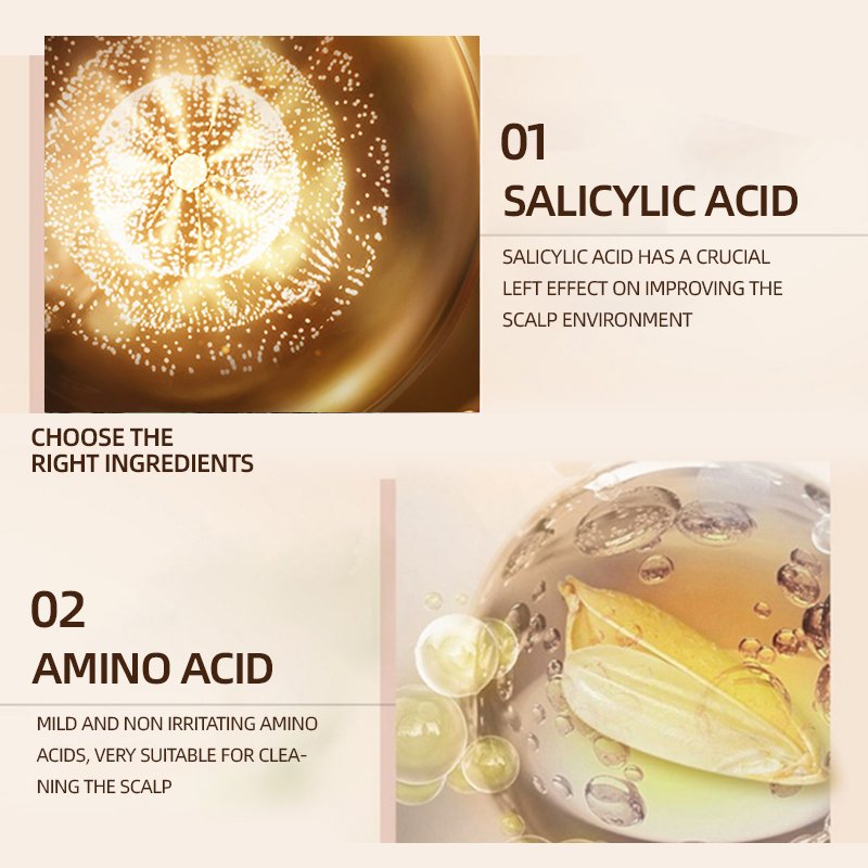 3% salicylic acid anti-dandruff and anti-itch treatment shampoo for seborrheic dermatitis and psoriasis treatment shampoo
