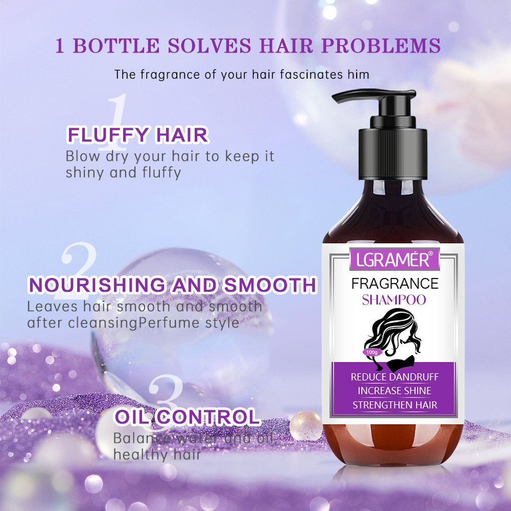 100% Natural Strengthening Refreshing Fluffy Smooth Oil Control Best Anti Hair Loss Hair Growth Shampoo