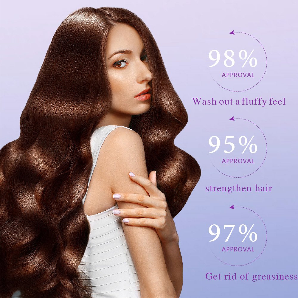 100% Natural Strengthening Refreshing Fluffy Smooth Oil Control Best Anti Hair Loss Hair Growth Shampoo