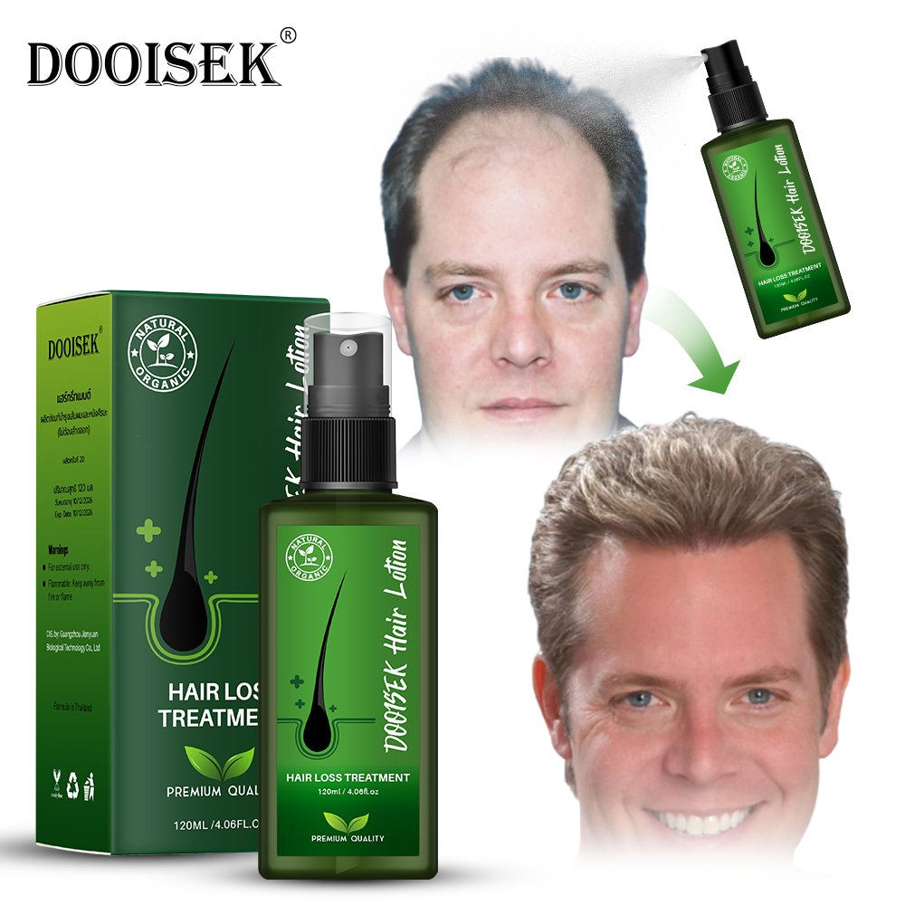 DOOISEK hot selling 2023 OEM 120ml Thailand Promote hair regrowth serum anti loss herbal biotin hair growth oil tonic spray