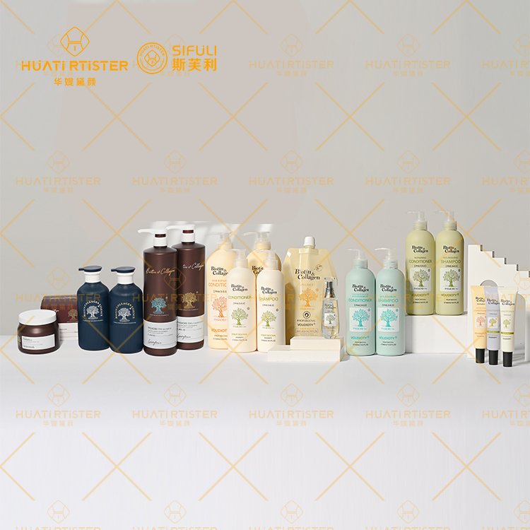 RTS Huati Sifuli voudioty pasiori 500ml private label curly moroccan oil hydrating hair shampoo and conditioner hotel set