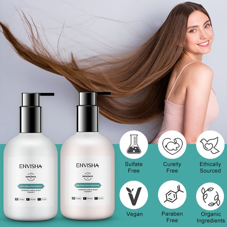 Custom Luxury Oily Hair Loss Organic Sulfate Free Private Label Hair Growth Shampoo And Conditioner