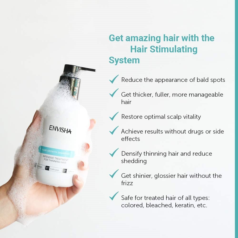 Custom Luxury Oily Hair Loss Organic Sulfate Free Private Label Hair Growth Shampoo And Conditioner