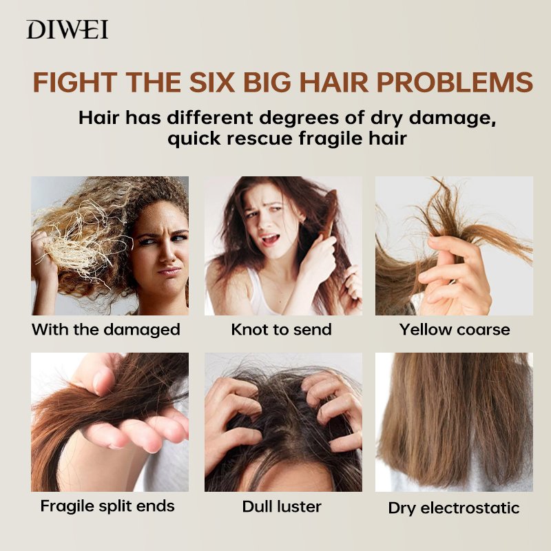 DIWEI OEM Factory Private Label nourishing moisturize smoothing hair care sets argan oil Shampoo