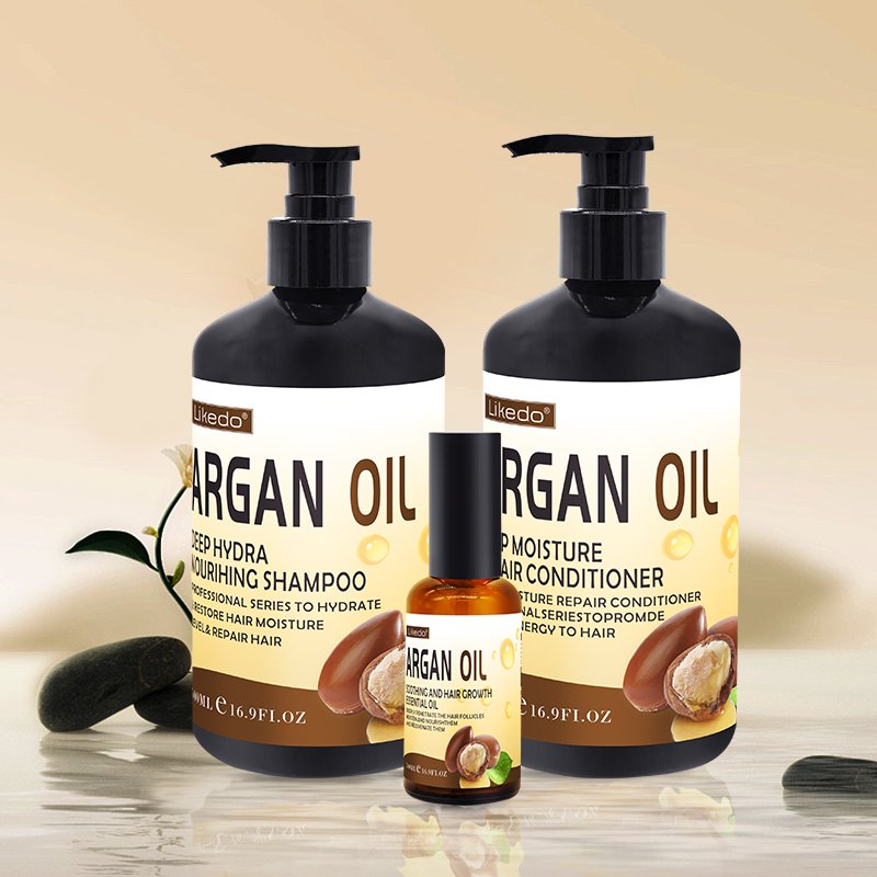 Wholesale Sulfate Free Argan Oil Shampoo Customizable Private Label Argan Oil Natural Hair Shampoo And Conditioner