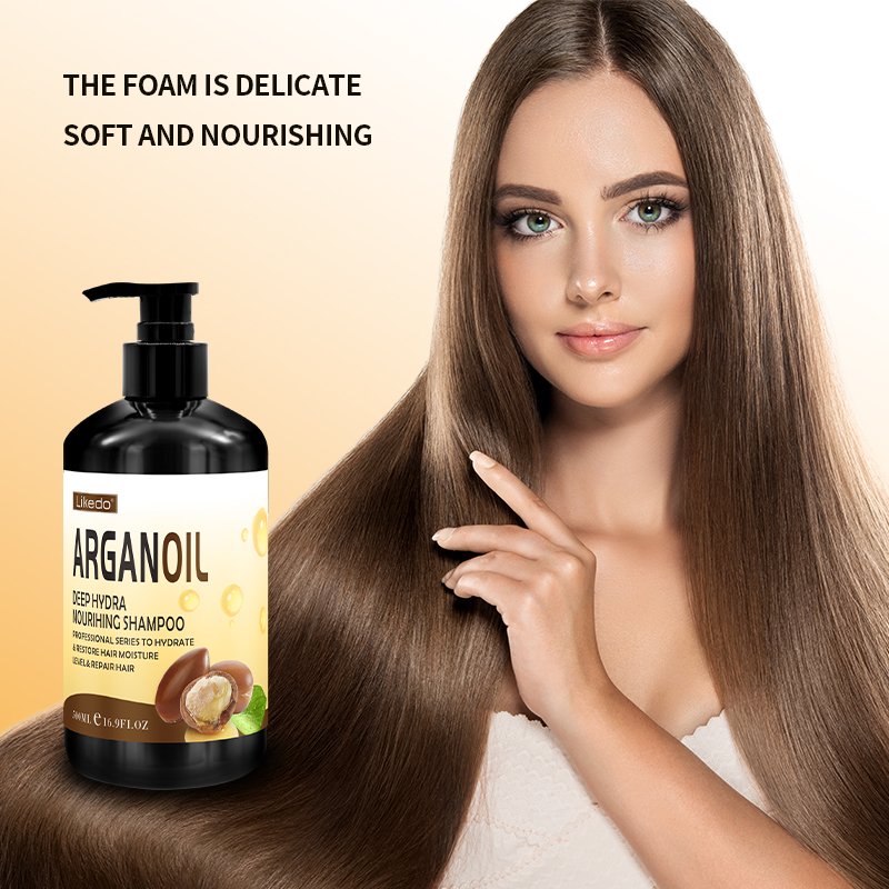 Wholesale Sulfate Free Argan Oil Shampoo Customizable Private Label Argan Oil Natural Hair Shampoo And Conditioner